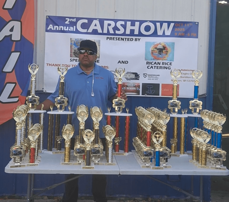 Eric at the 2nd Annual Car Show — presented by SpeedShine360, Oct 11 2025